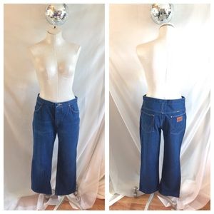 Vintage 70s 80s Wrangler High Waist Straight Jeans